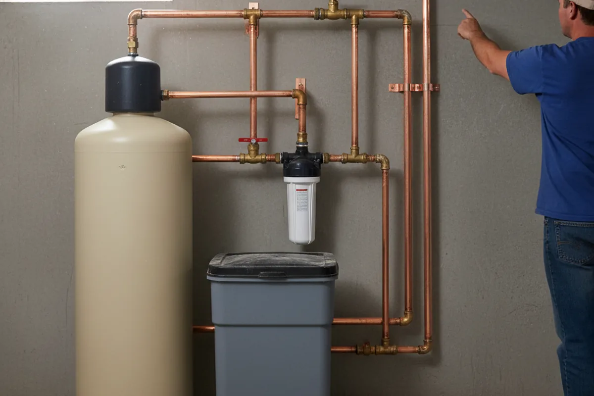 Whole-house water treatment system installed in Haslet